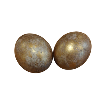 Hønseæg jordbrun antik